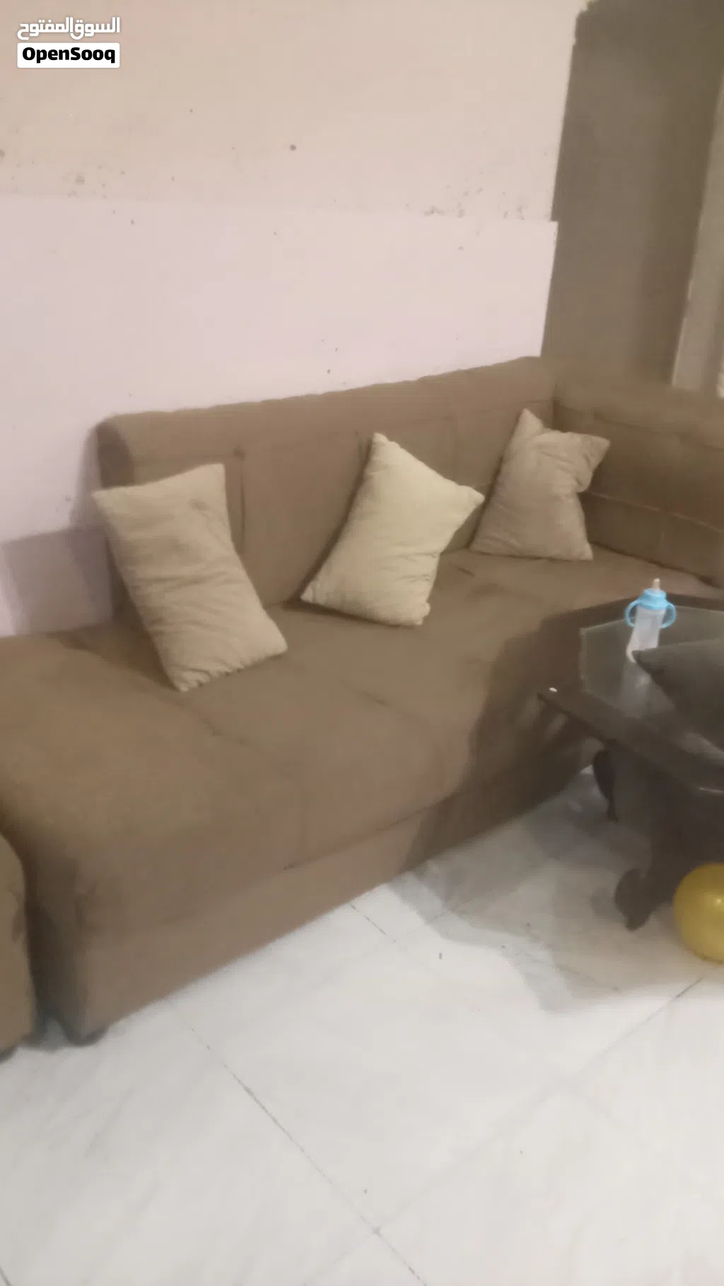 طقم كورنر مع طاولات نظيف