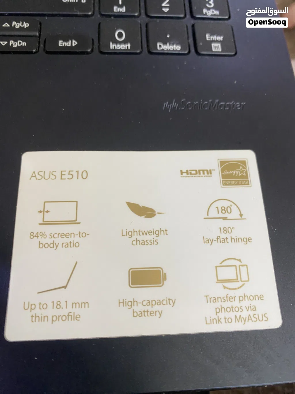 لابتوب أسوس ASUS E510 بحالة ممتازة للبيع
