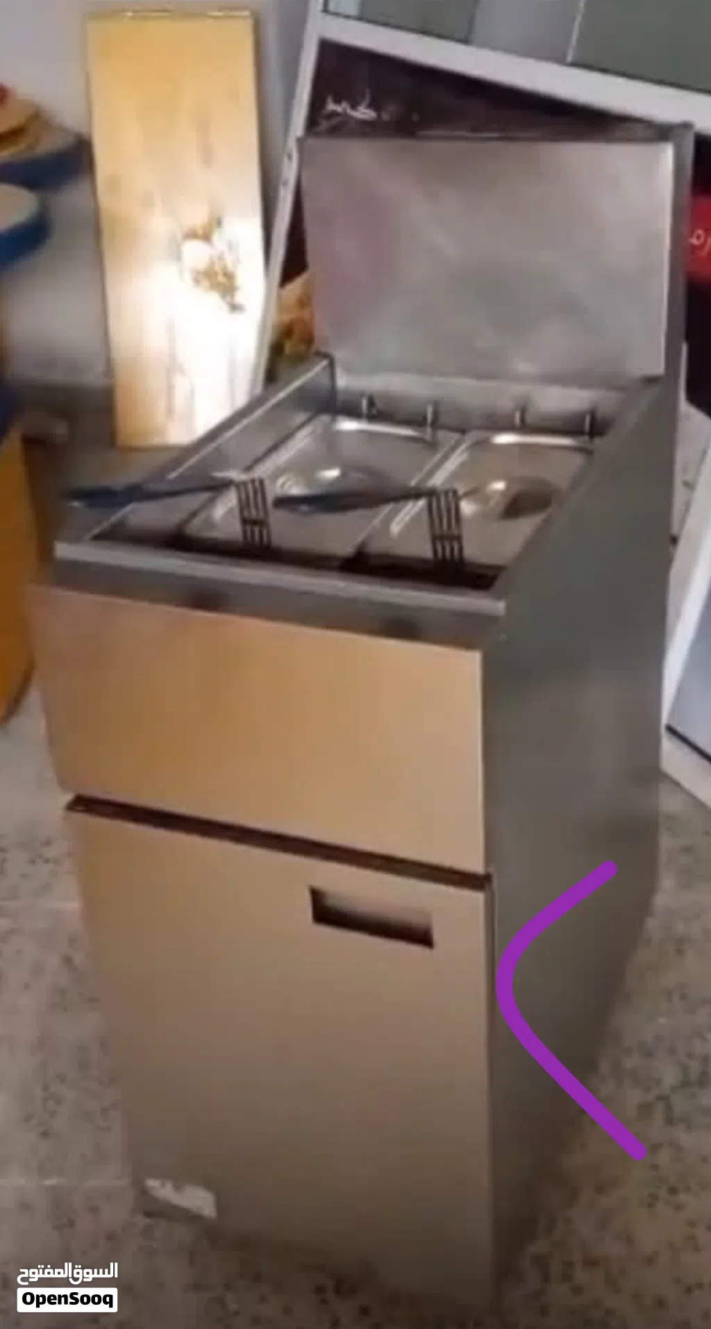 قلاية بروست وشيبس نظيفه