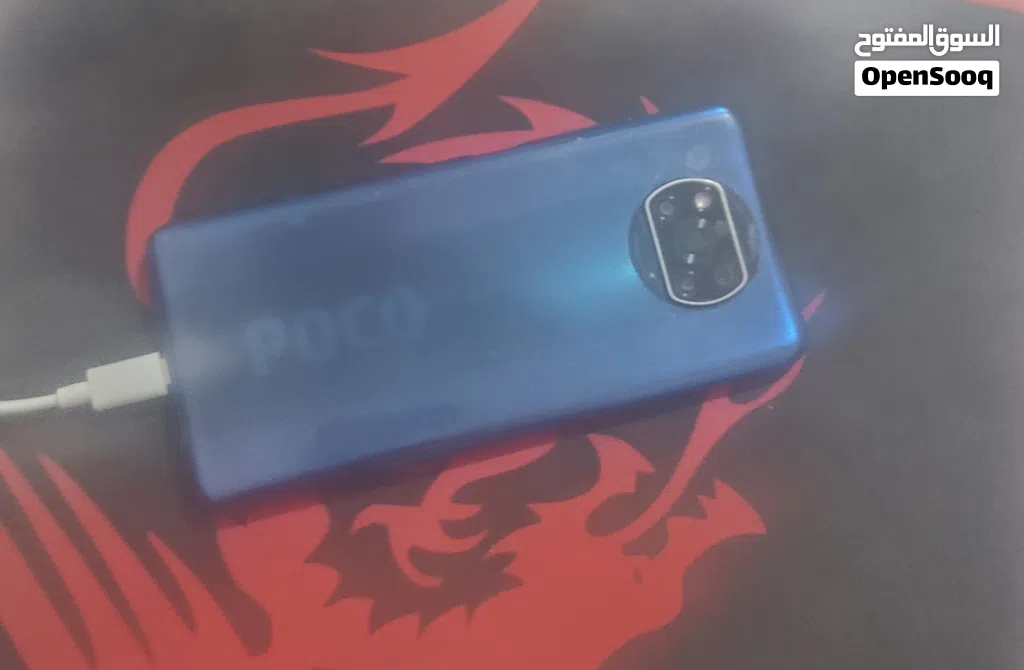 جهاز Poco X3 NFC الغني عن التعريف ، معالج SD732 , ذاكرة 128 ، رام 8 ، العيوب : تبيله بطمة باور ،