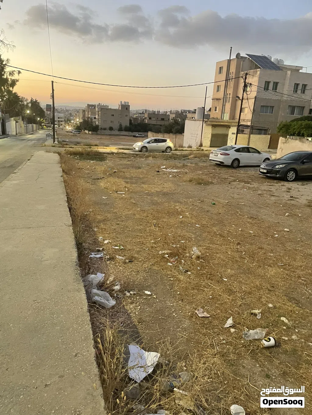 قطعة ارض للبيع اربد حي القصيلة بالقرب من دوار المغسله