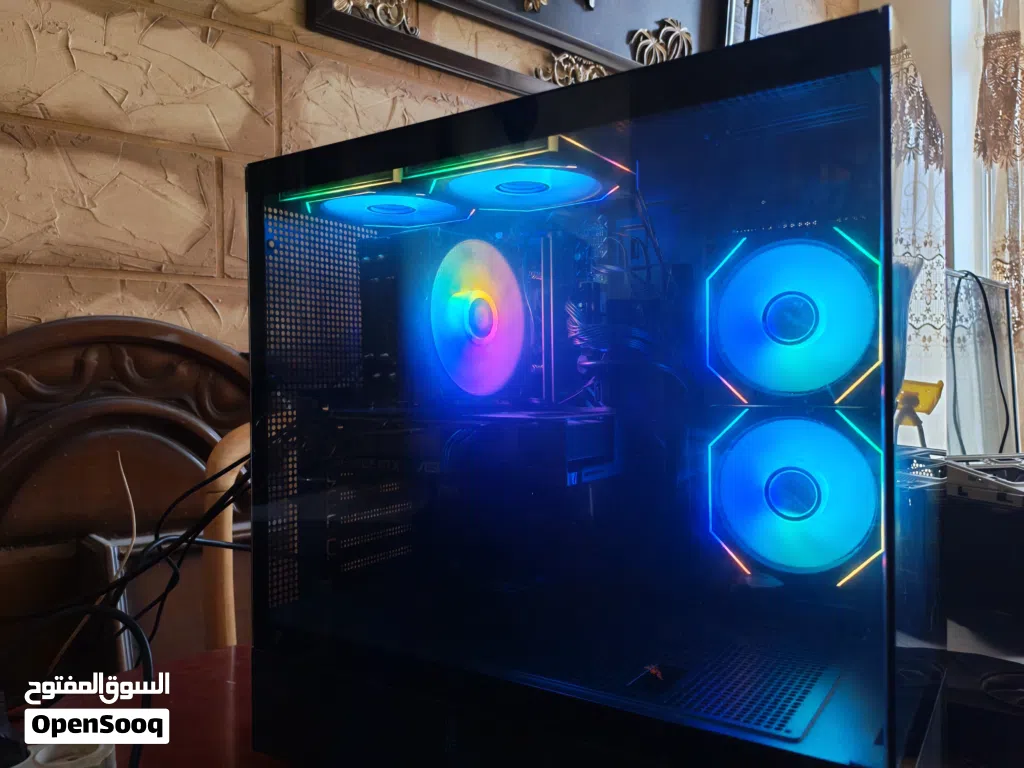 تجميعة i7 جيل 12 مع كرت شاشة RTX 5060TI 16GB مع 16 ram للبيع بسعر حرق