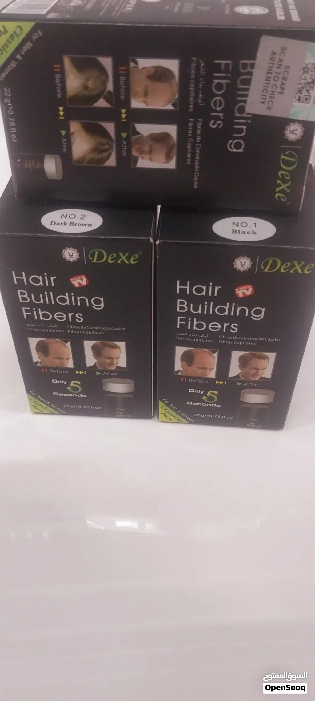 منتج. Dexe لسد فراغات الشعر الخفيف أمريكي اصلي