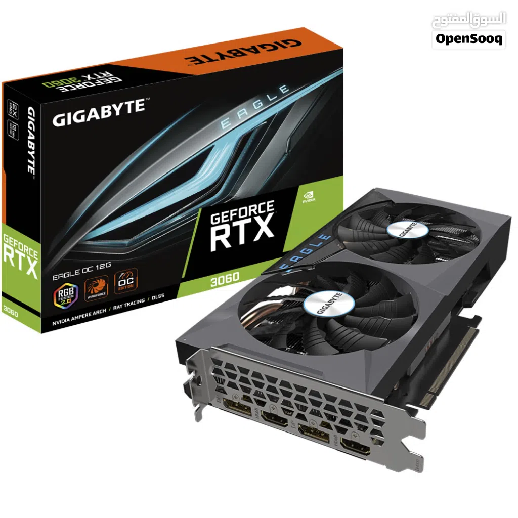 السلام عليكم للبيع كرت شاشه RTX 3060 12GB