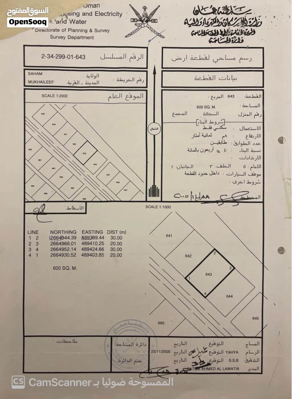 ارض سكنية مخيليف مربع 299