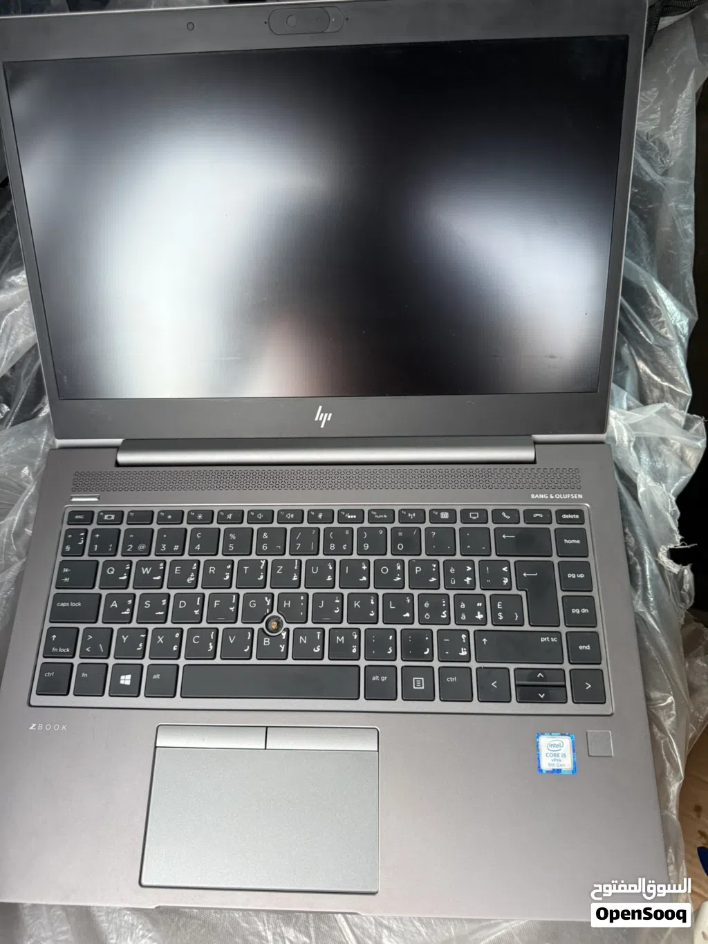 لابتوب hp رام 8 كيكا والذاكره 256 حجم الشاشة 14 مستعمل ونضيف جدا