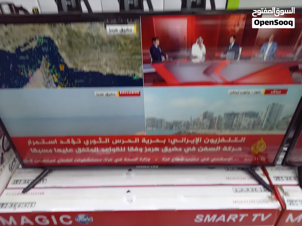شاشة جنرال دلكس ميديا ستارعادي عدد4بحاله ممتازه شبه جديد للبيع