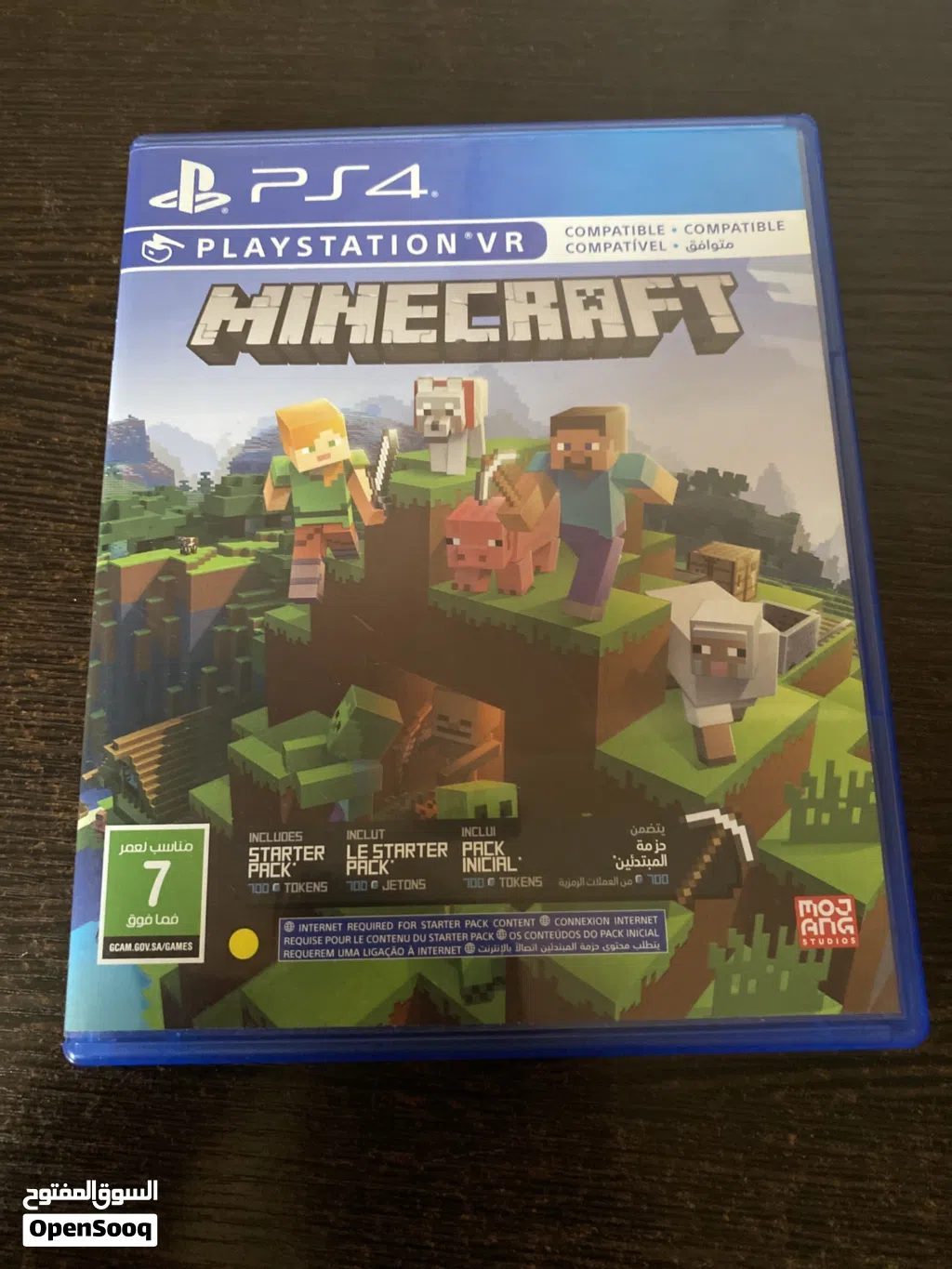 ماين كرافت ps4 شبه جديدة