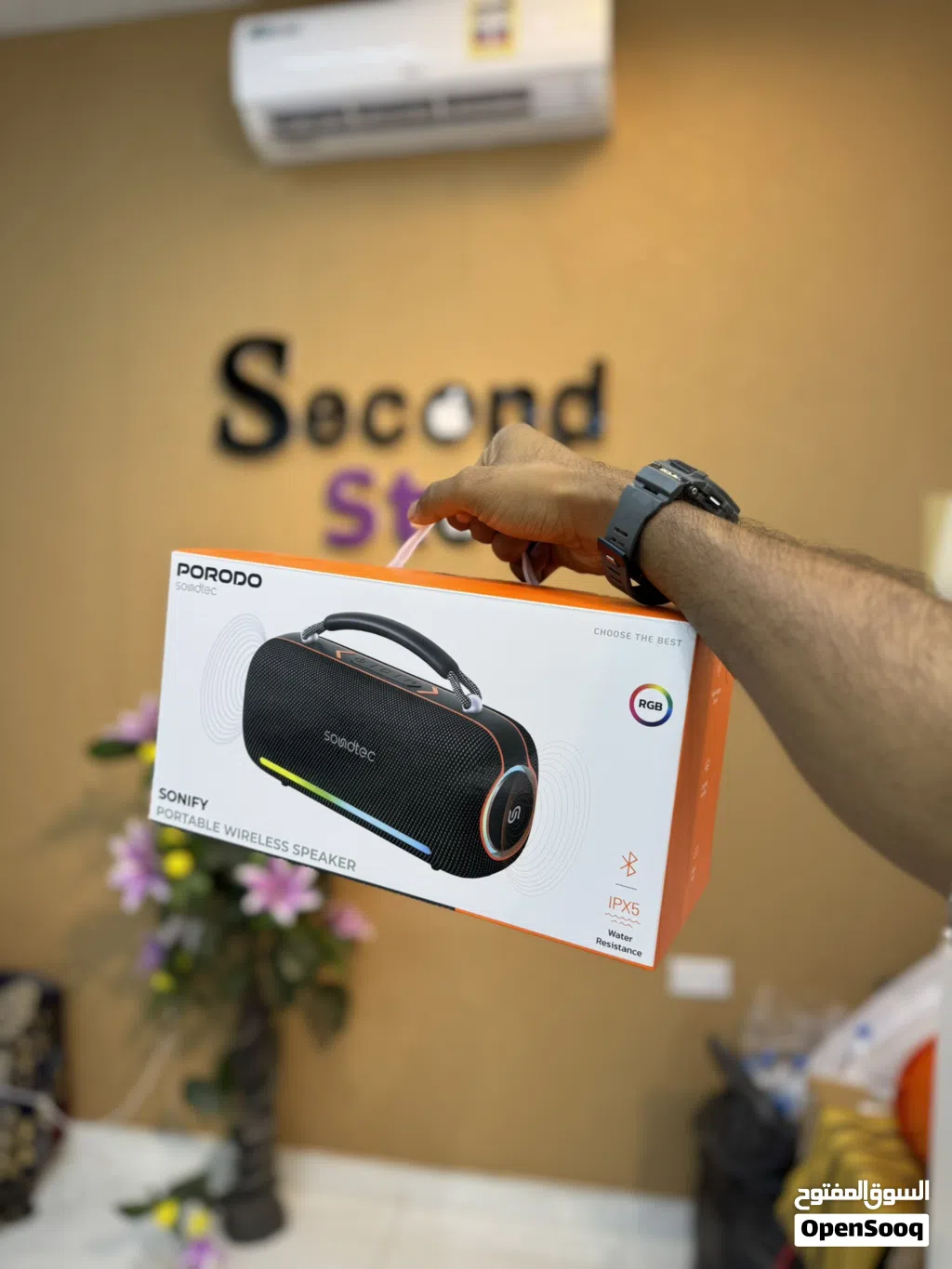 Porodo soundtec porteble wirless speaker amzing sound quality high fidelity sound