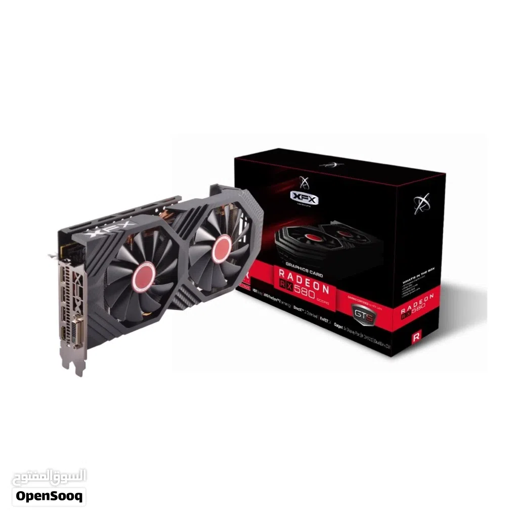 كرت شاشة rx 580 xfx خربان (شوف الوصف)
