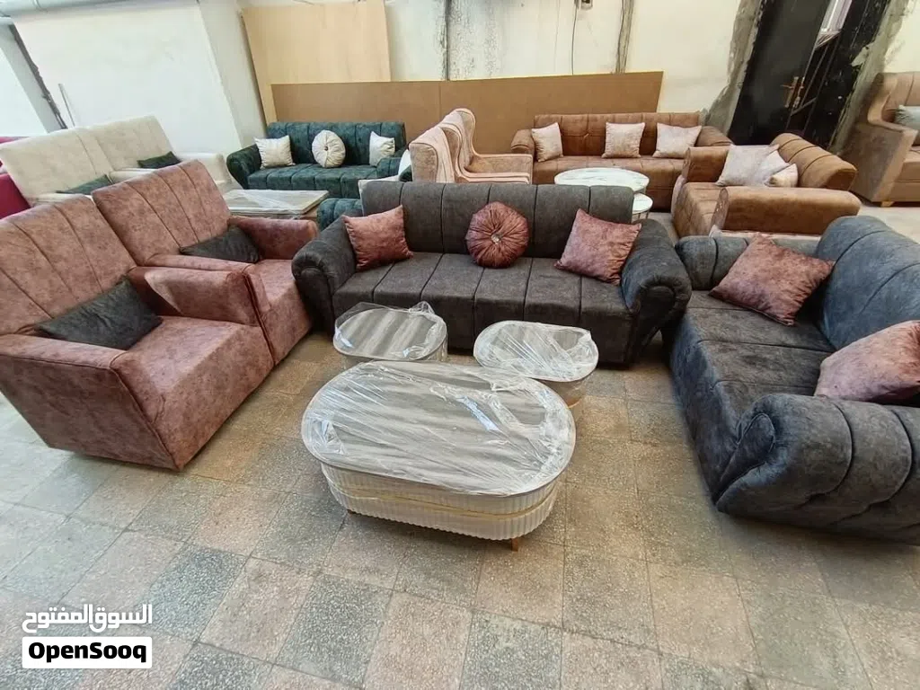 طقم كنب نفخ شرحات بسعر التكلفه متوفر جميع الالوان حسب الطلب