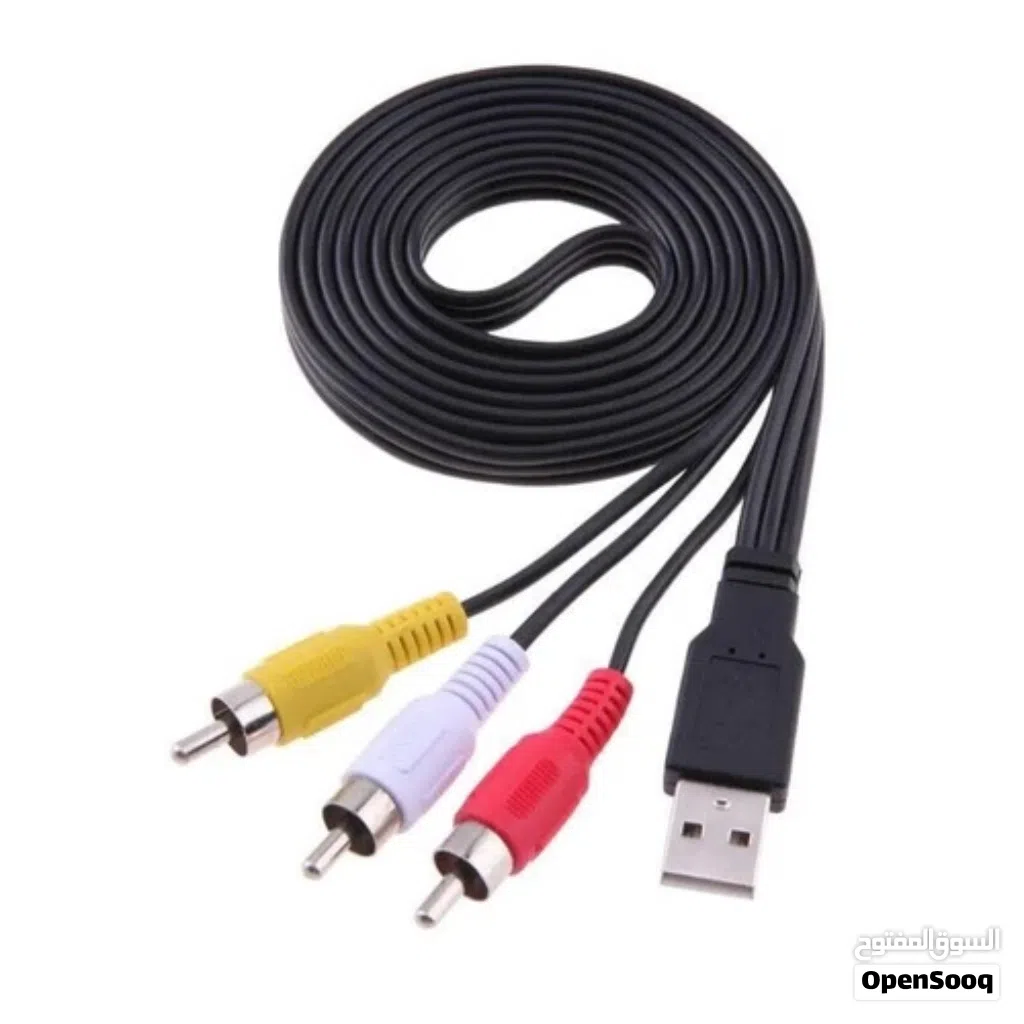 RCA Male to USB Audio Video Adapter AV Converter Cable