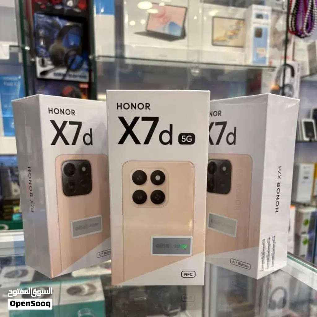 هونر X7D 5G جديد بالكرتونة 256 جيجا 16 رام