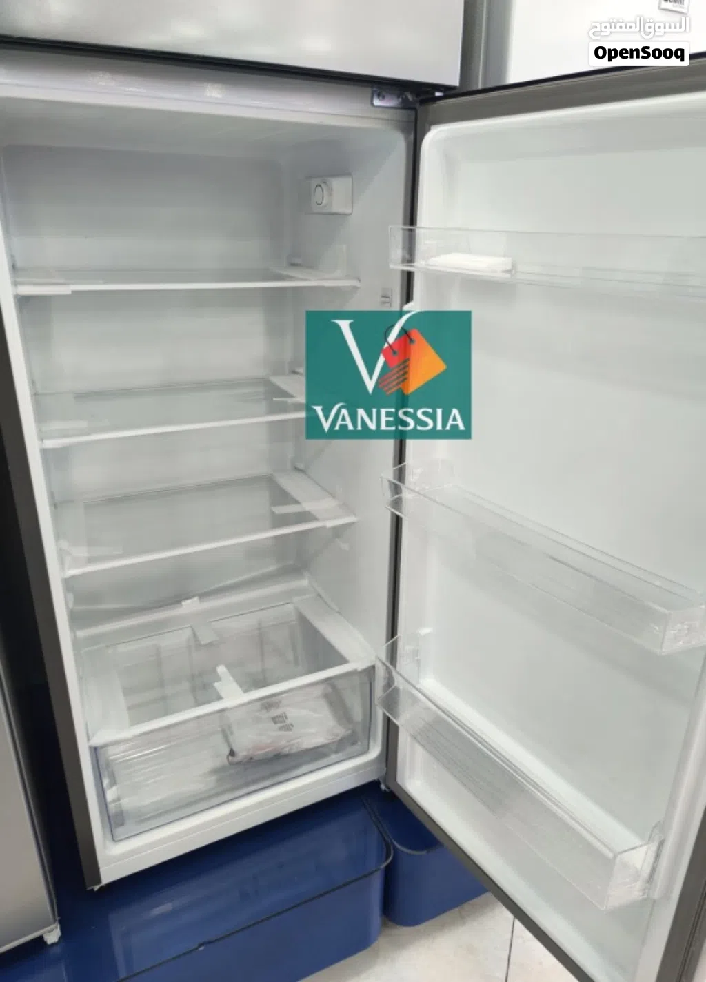 Réfrigérateur marque inox 435L