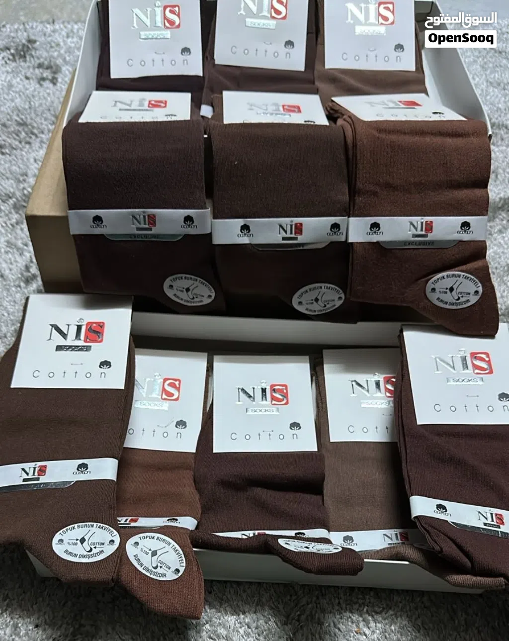 جوارب قطنية تركية درزن 11 زوج اسعار جملة