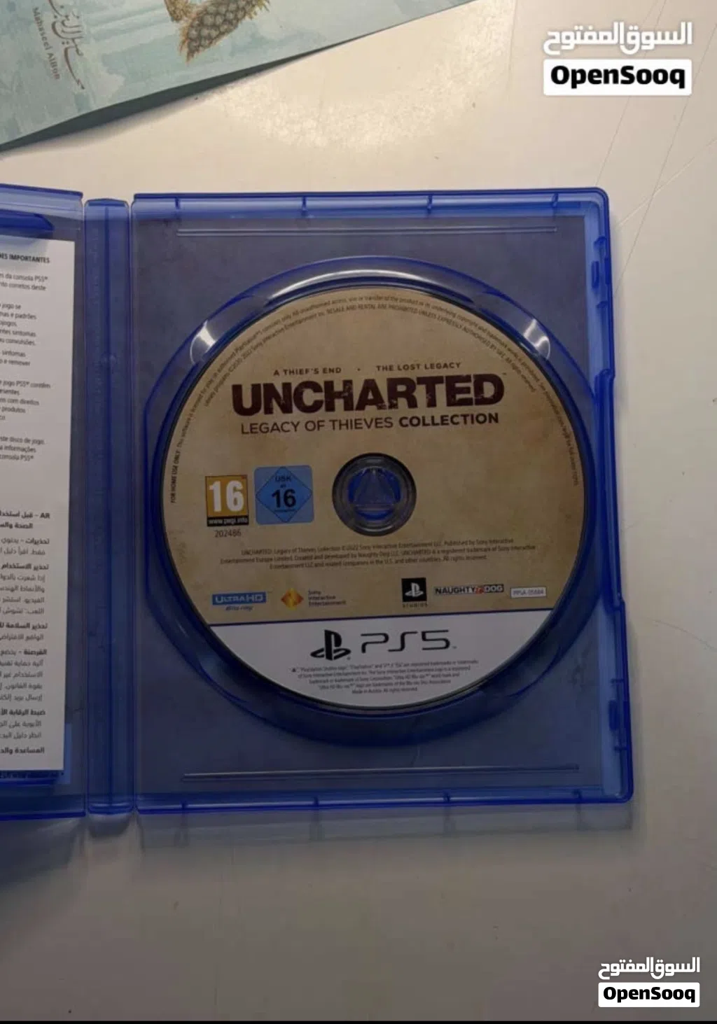 للبيع: أشرطة PS5 أسطورية (Ghost of Tsushima & Uncharted) بحالة الوكالة