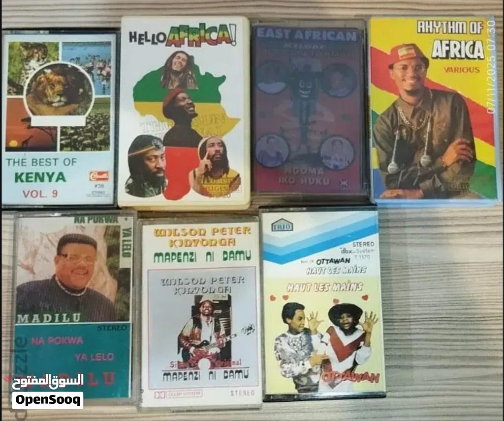 Vintage Audio cassette tapes _African Music