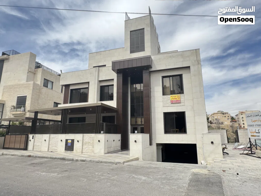 شقة طابق ارضي مع كراج مستقل بمساحة 148بسعر مغري بارقى مناطق عبدون من شركة سرايا العباسي للاسكان