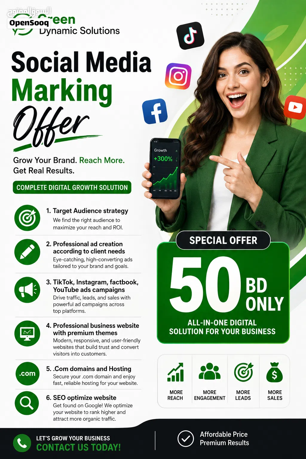 Social Media Marketing Offer – Grow Your Business Online!