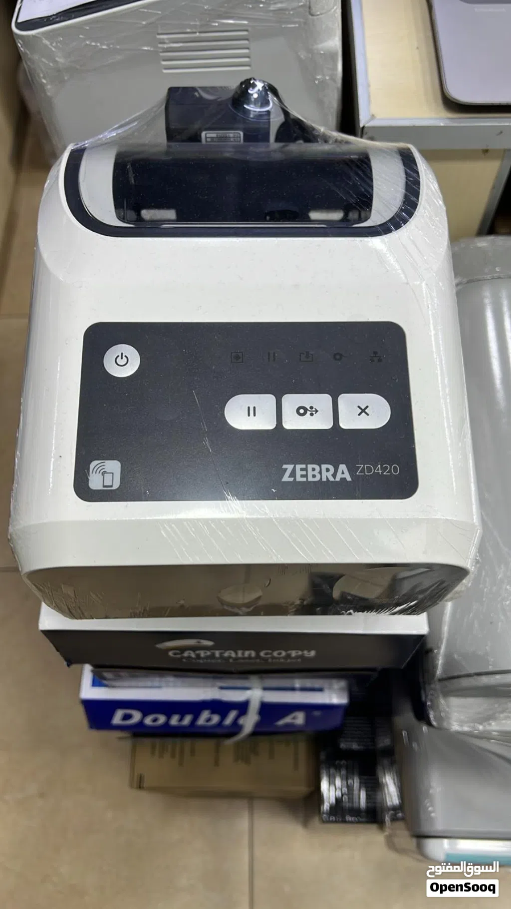 طابعه باركود ZEBRA ZD420 نتورك وي يو اس بي لجميع الصيدليات المستودعات والمصانع