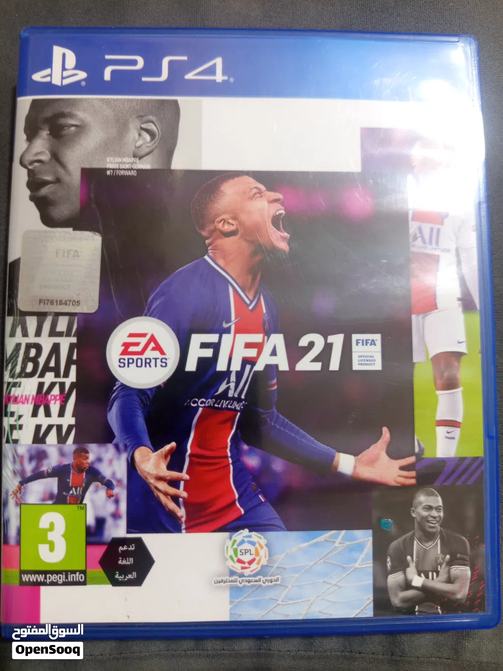للبيع فيفا 21 (FIFA 21) PS4 مستعمل بحالة الوكالة - شغال 100%