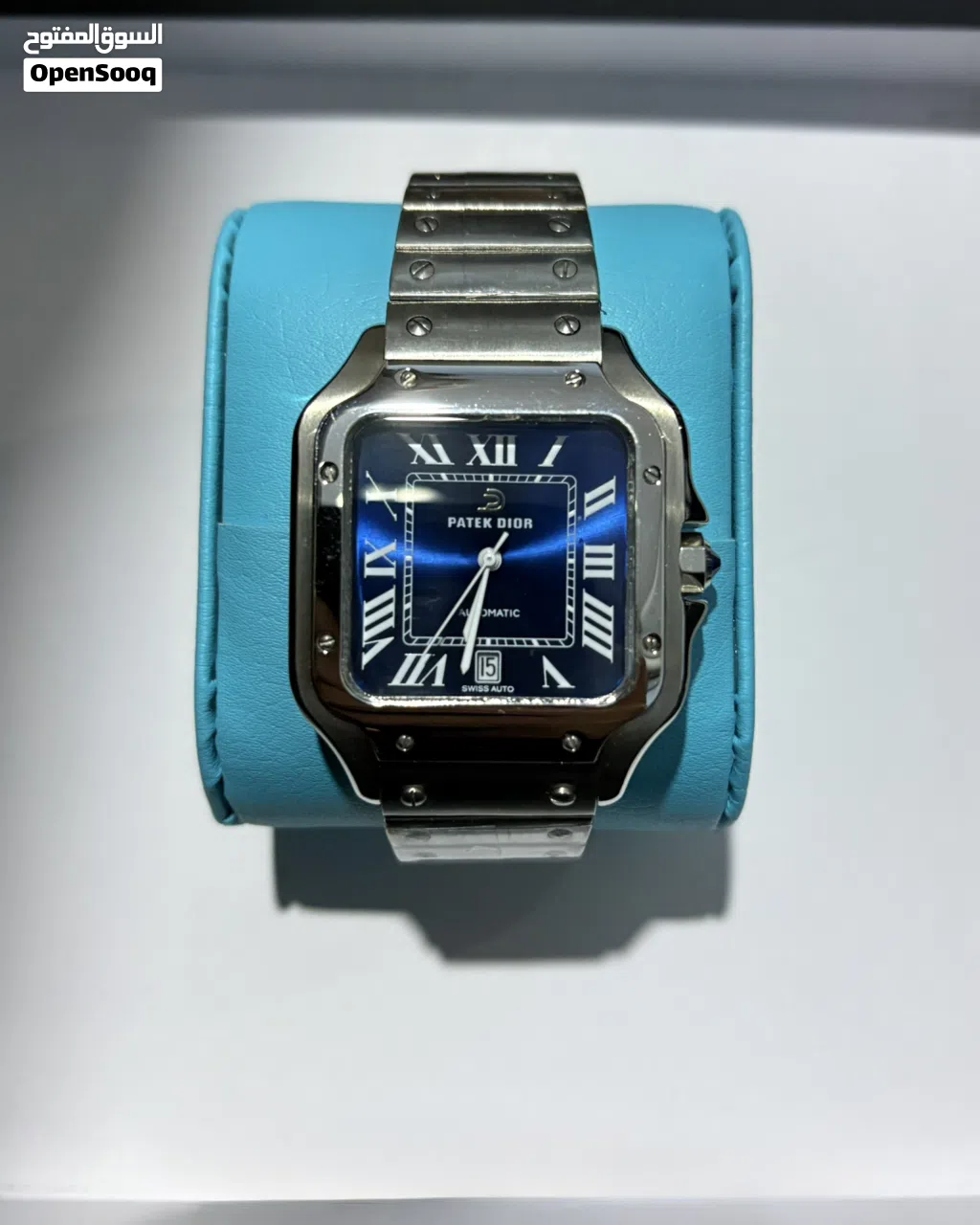 Patek Dior Automatic Watch 40mm Never Worn Full Set ساعة باتيك ديور اوتوماتك 40 مم جديدة مع العلبة