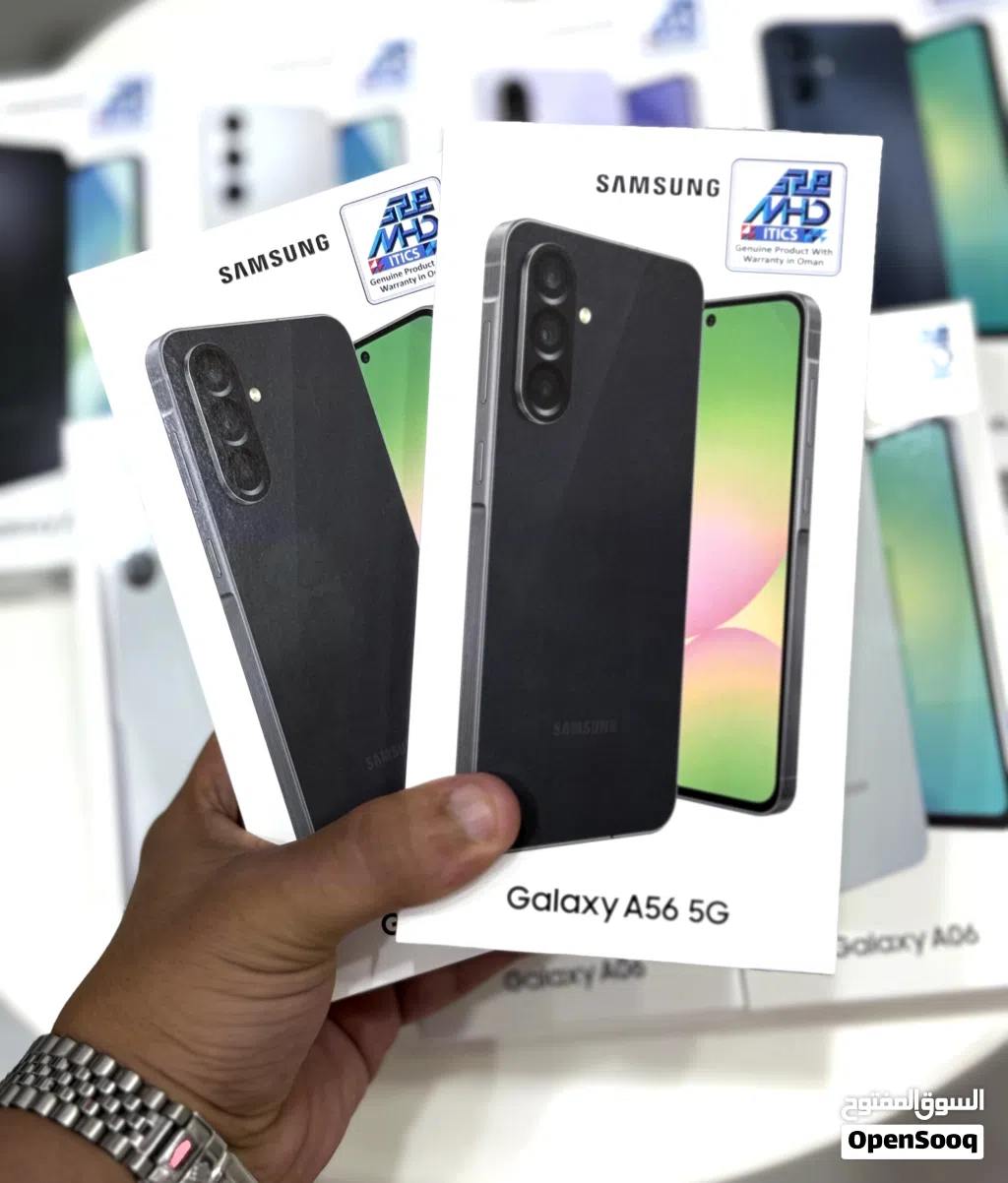 عرض خاص : Samsung A56 5G 256GB هاتف جديد ضمان وكيل سنة - الهاتف مواصفات و بأقل سعر من دكتور فون