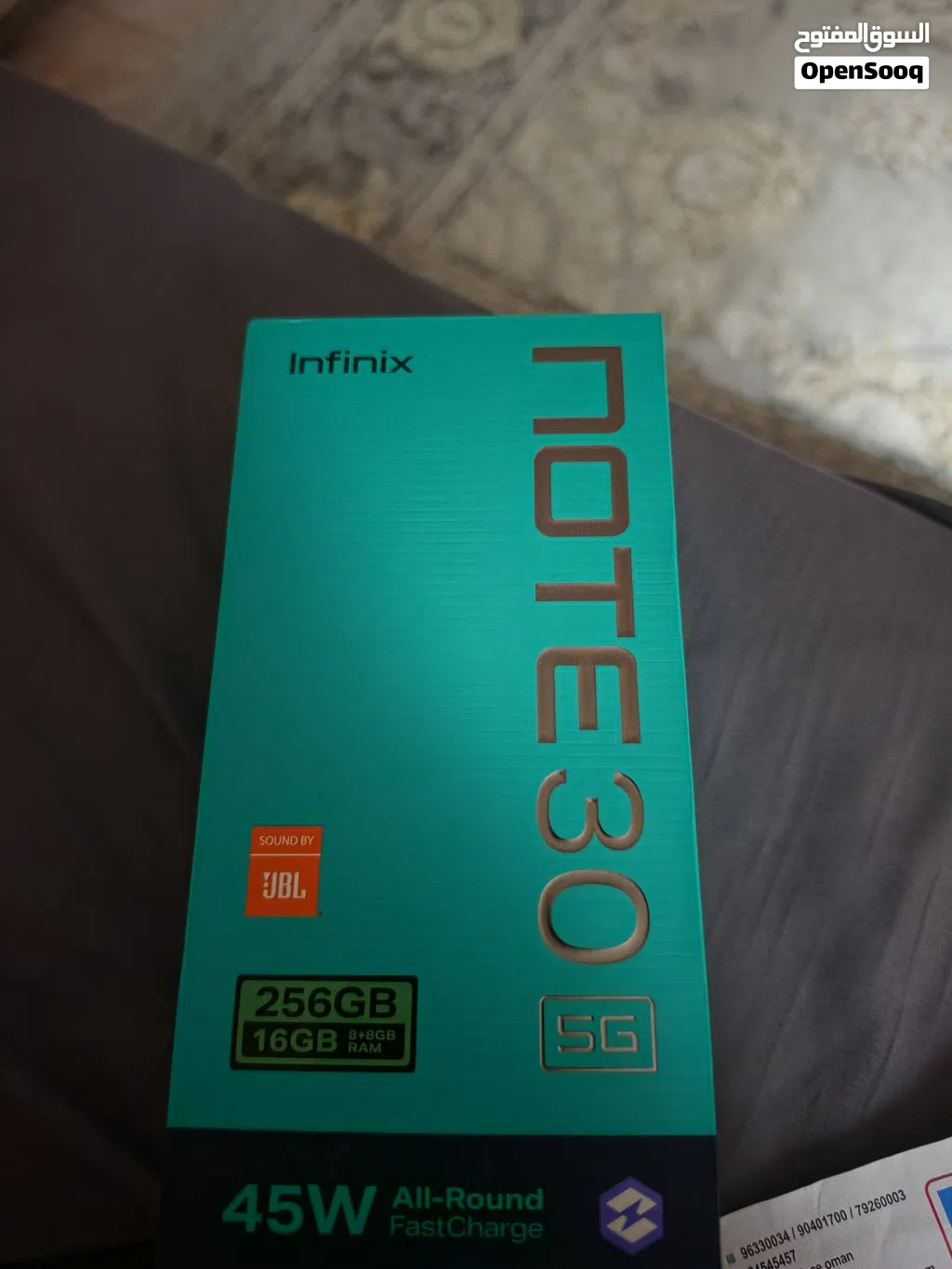 Infinix Note 30 5G with Fast Charger