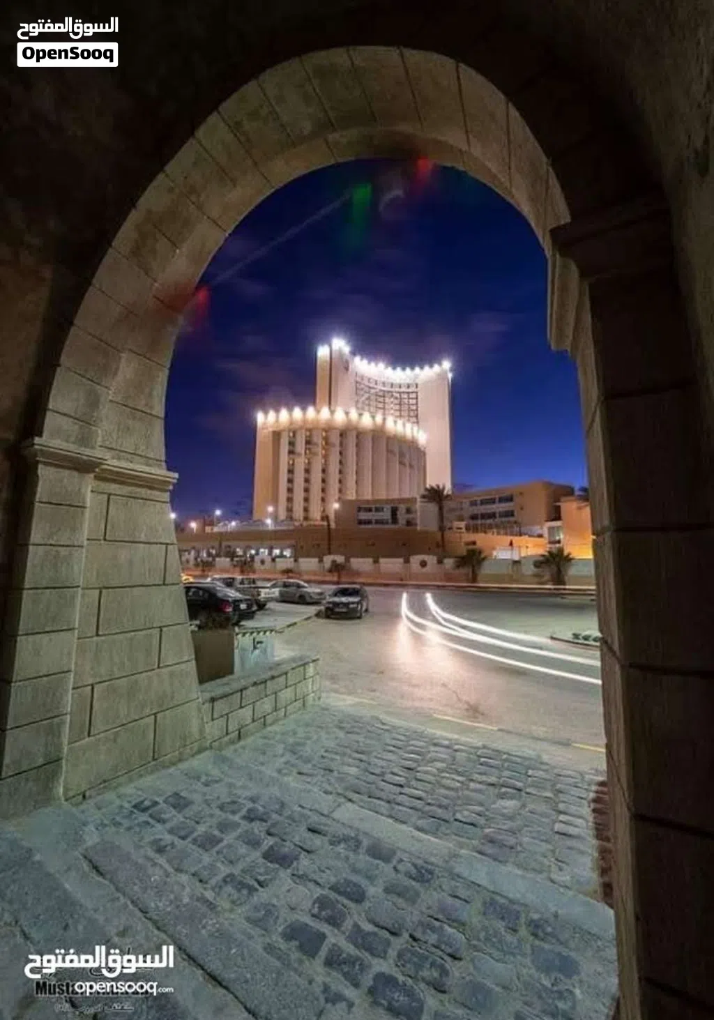قطعة ارض 400م تقريبا زناته خلف قناة النباء حي فلل الشارع تحث التعبيد والرصف