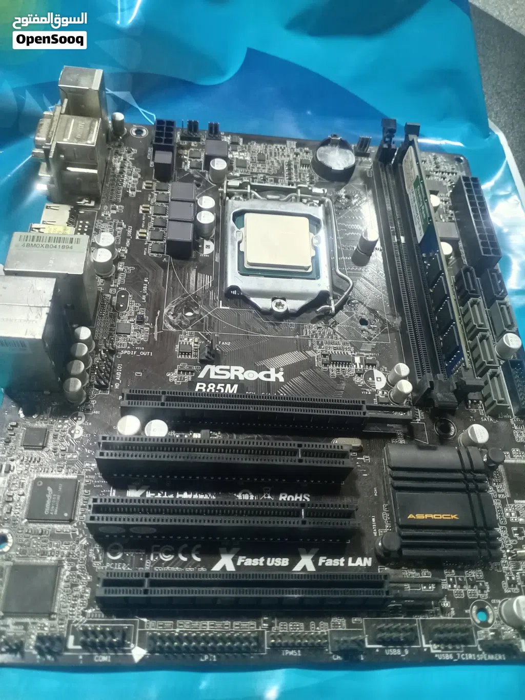 بورد جيل رابع +معالج i5 4570 +رام 8 جيجا بسعر حرق