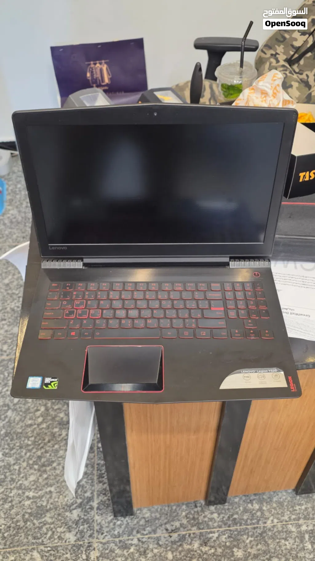 لابتوب لينوفو ليجن Y520حجم الشاشة 15.6- گيمنگ - i7 جيل سابع