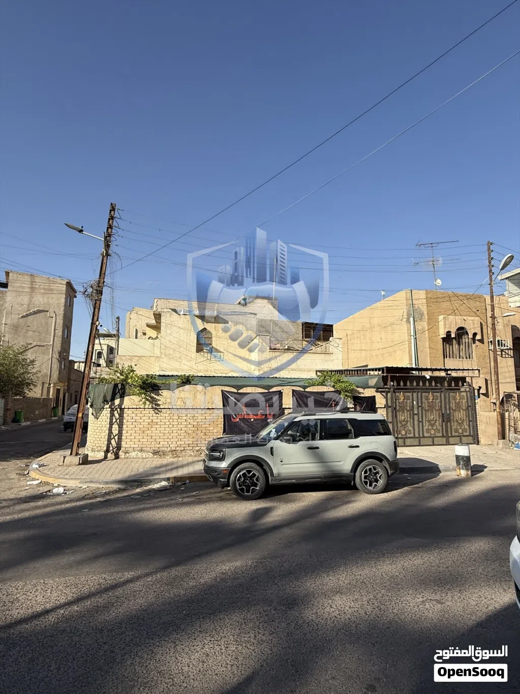 دار سكني ركن عبارة عن قطعة ارض/العباسية