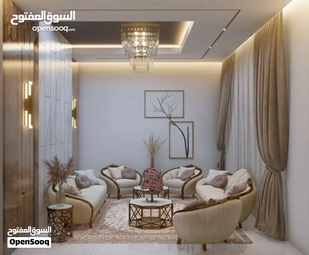 فيلا دورين مقامة علي ارض 400 متر موقع ممتاز حي دمشق