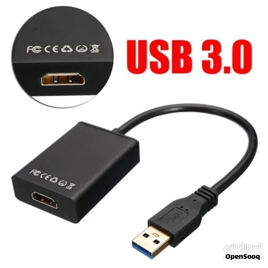 USB 3.0 TO HDMI AUDIO VIDEO ADAPTER CONVERTER CABLE