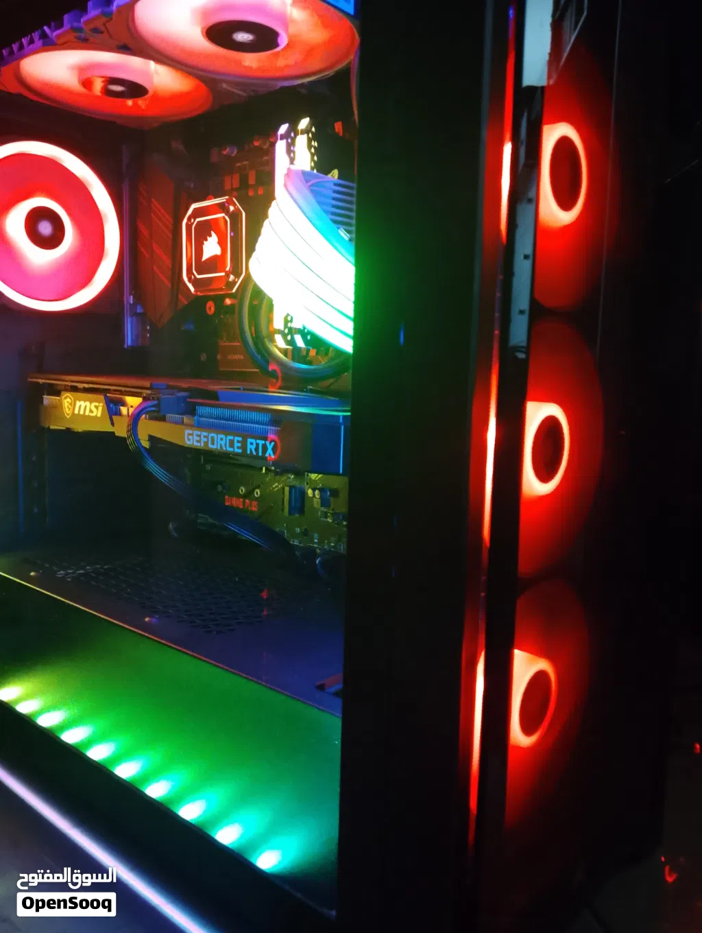 Rtx 3060 ti, i7-9700 gaming pc بي سي قيمنق