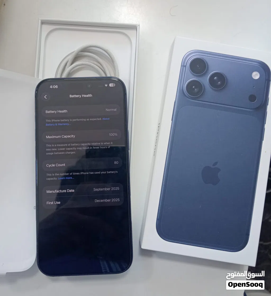 iphone 17 pro max 256 gb 6 month old