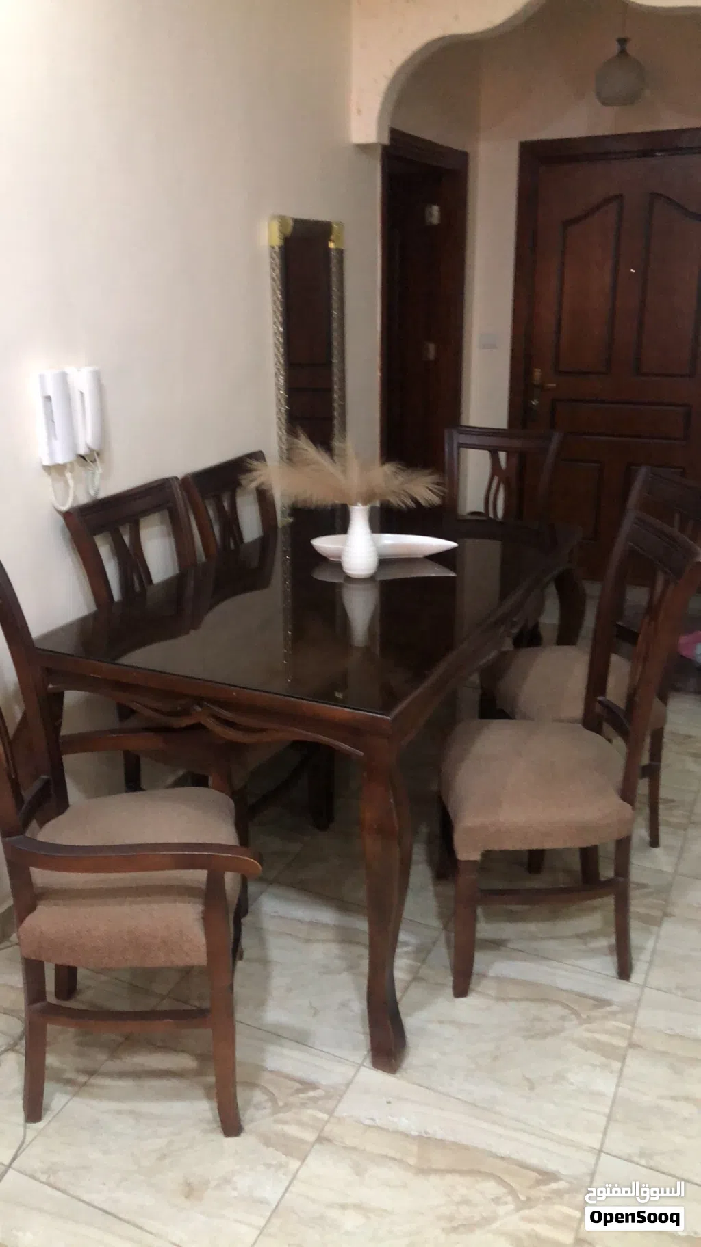 طاولة سفره زان 6كراسي