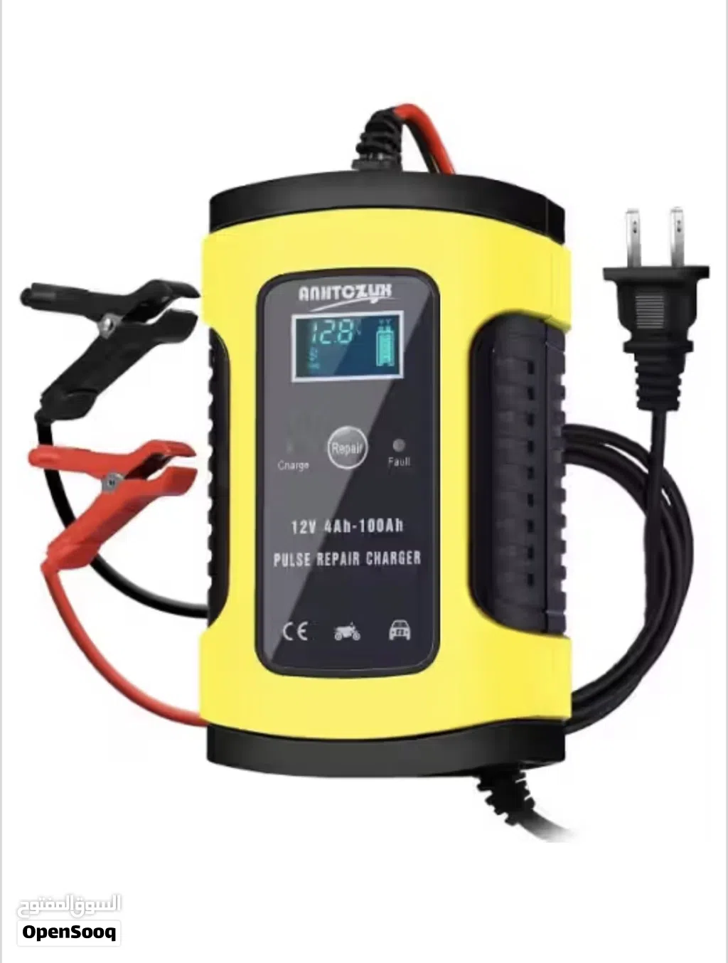 شاحن ومصلح بطاريات السيارات والدرجات الذكي 12V/24V - جديد بالكرتون