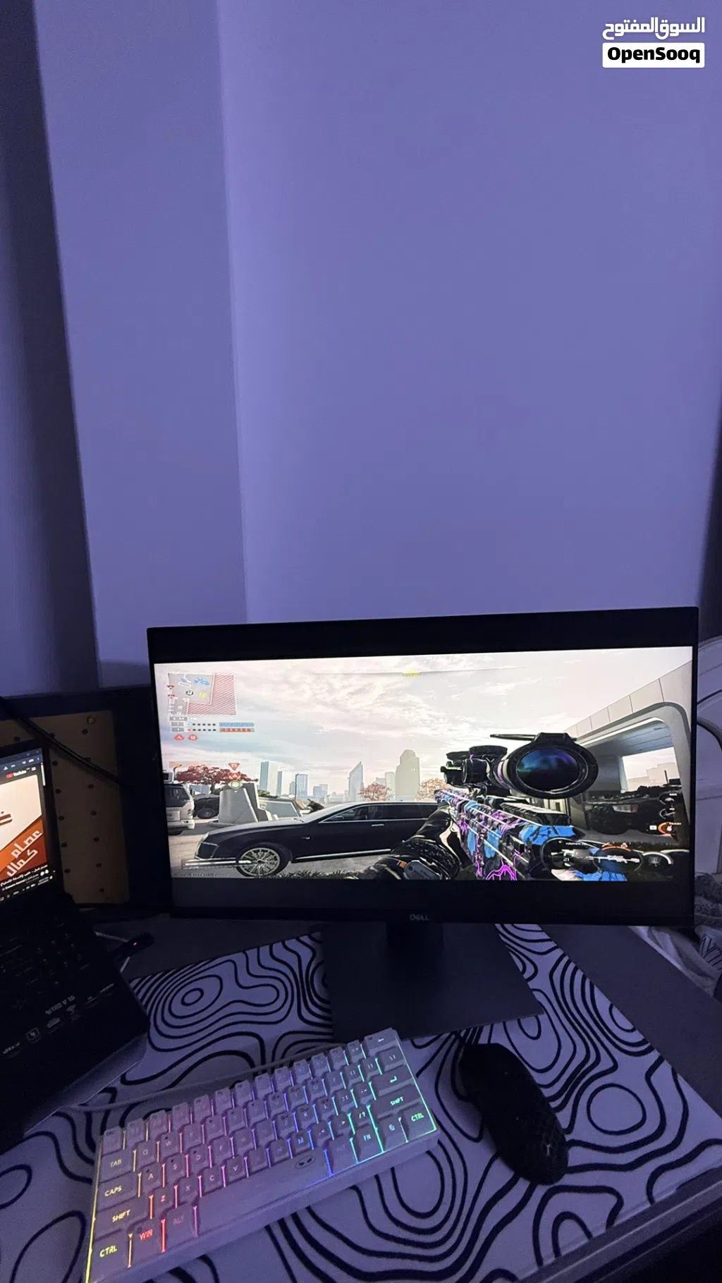 شاشه 27 انش 75 فريم مناسبه ل الالعاب ب قيمه 25 ريال فقط