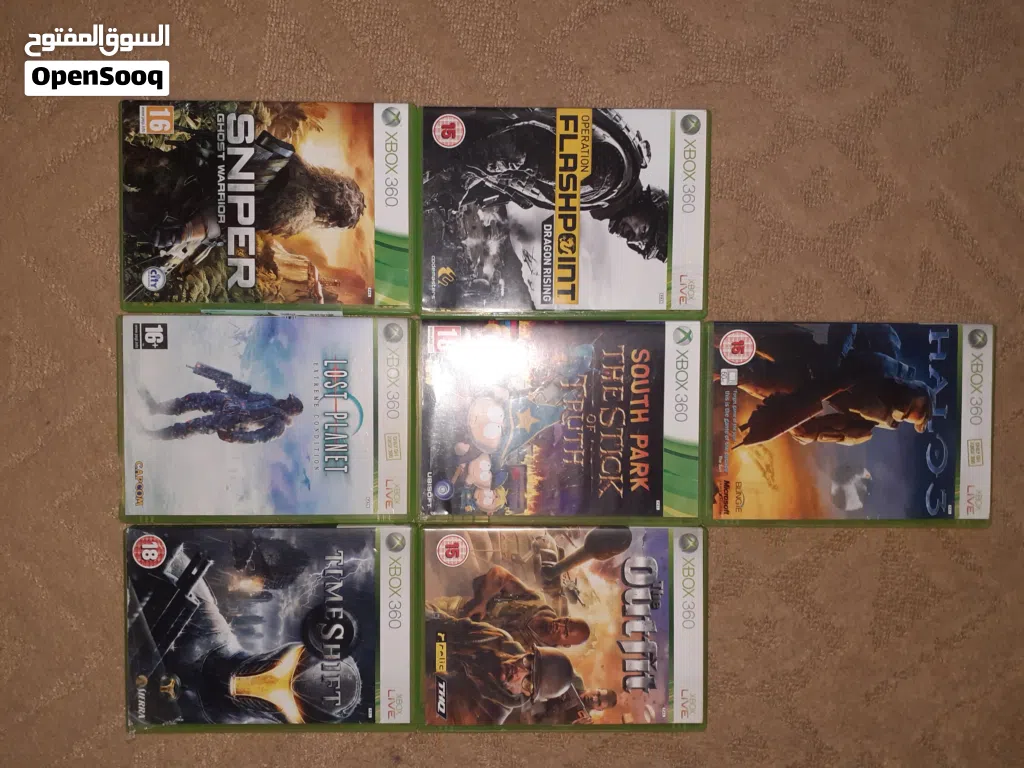 دسكات Xbox 360 نظاف