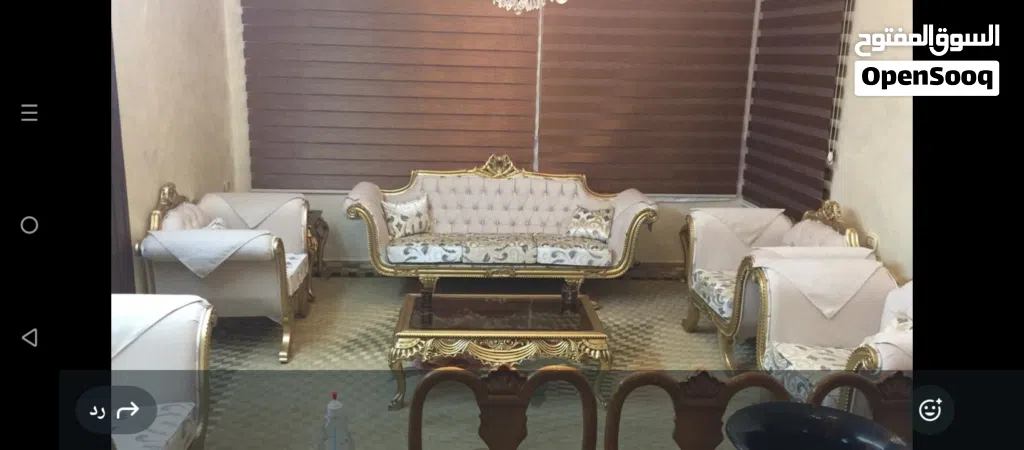 طقم كنب مصري دمياطي سبع مقاعد