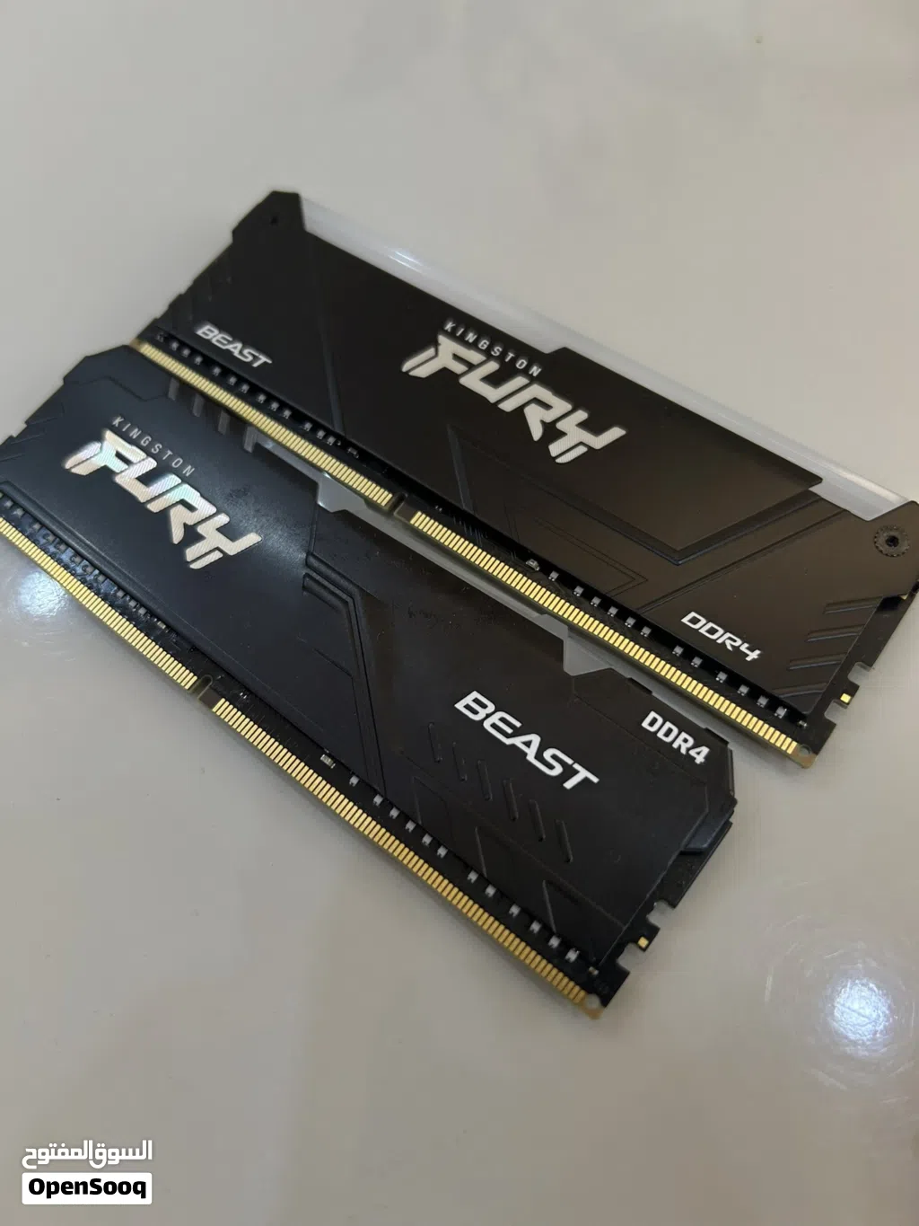 KINGSTON FURY DDR4 32gb (16x2) Kit 3600Mhz مستعملة استعمال نظيف