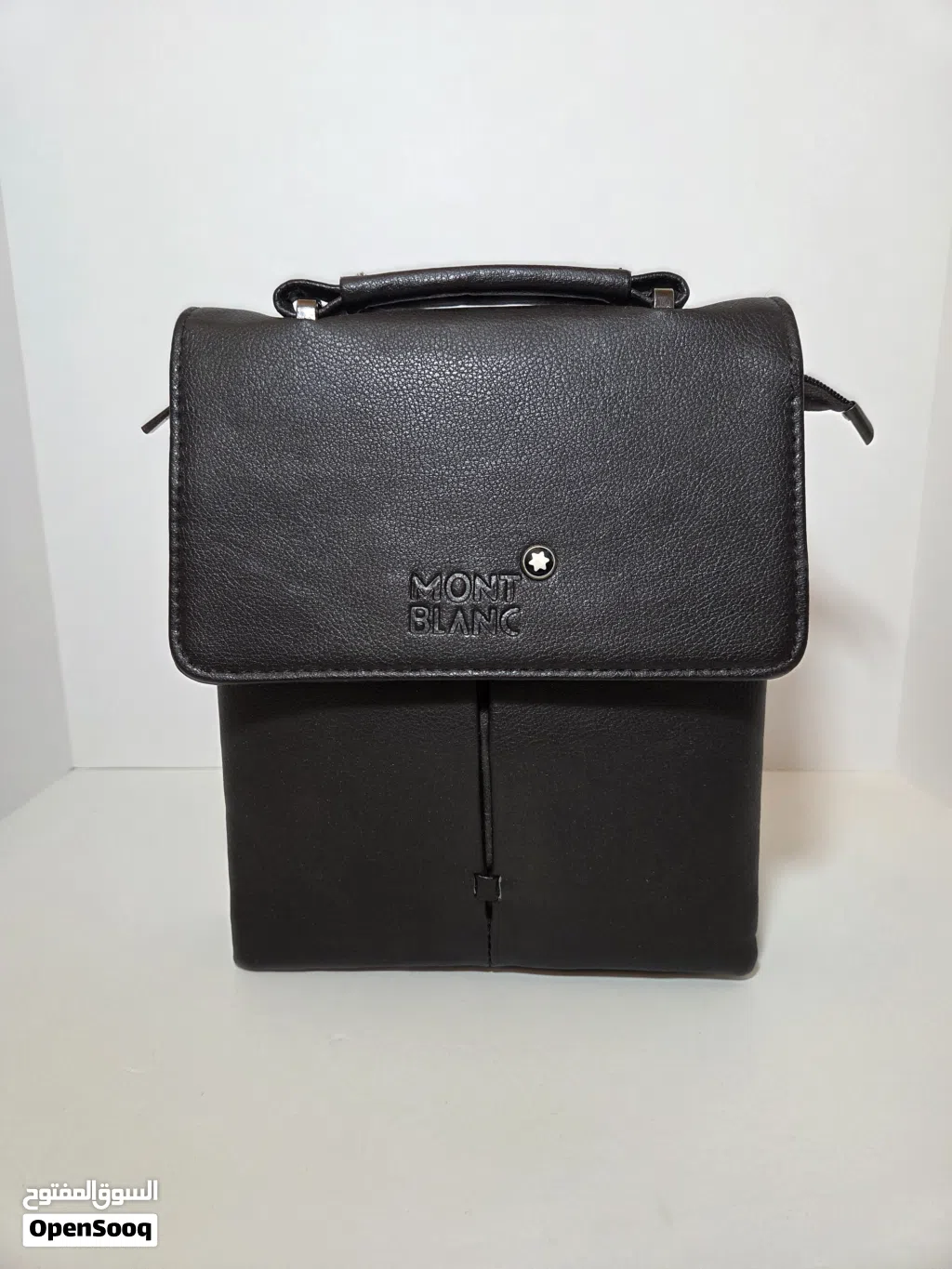 MontBlanc genuine leather Messenger Men Bag