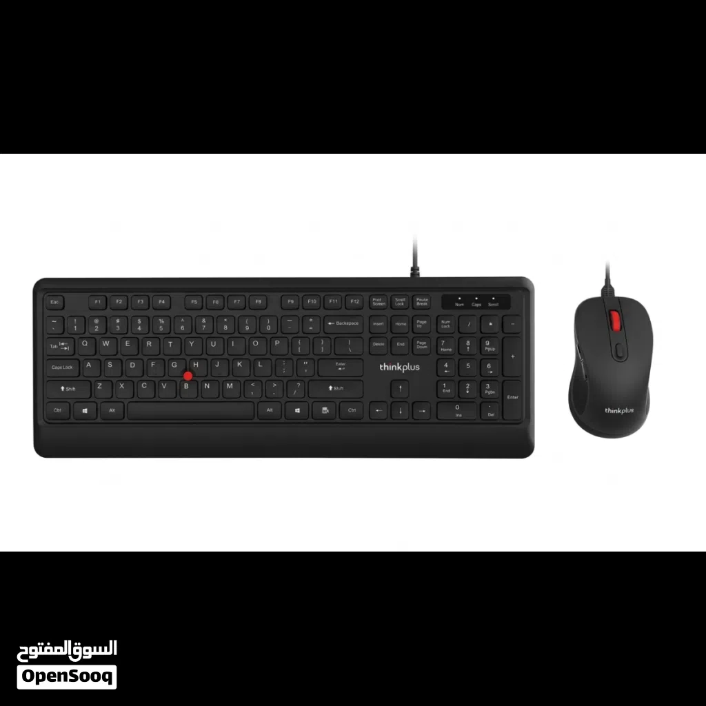 Lenovo KM200 PRO thinkplus Wired Keyboard & Mouse Combo كيبورد وماوس سلكي