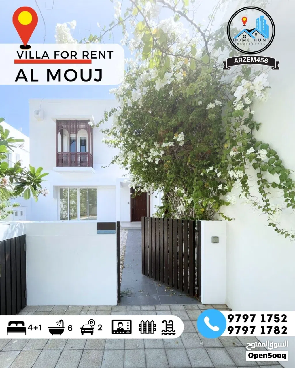 AL MOUJ TURNKEY 4+1 BR VILLA WITH PRIVATE POOL