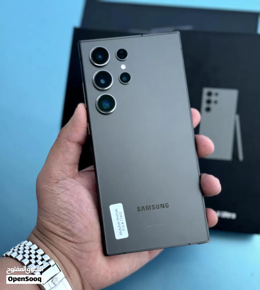 عرض خااص : Samsung S24 ultra 256gb هاتف بحالة الوكالة بدون أي شموخ أو مشاكل و بأقل سعر من دكتور فون