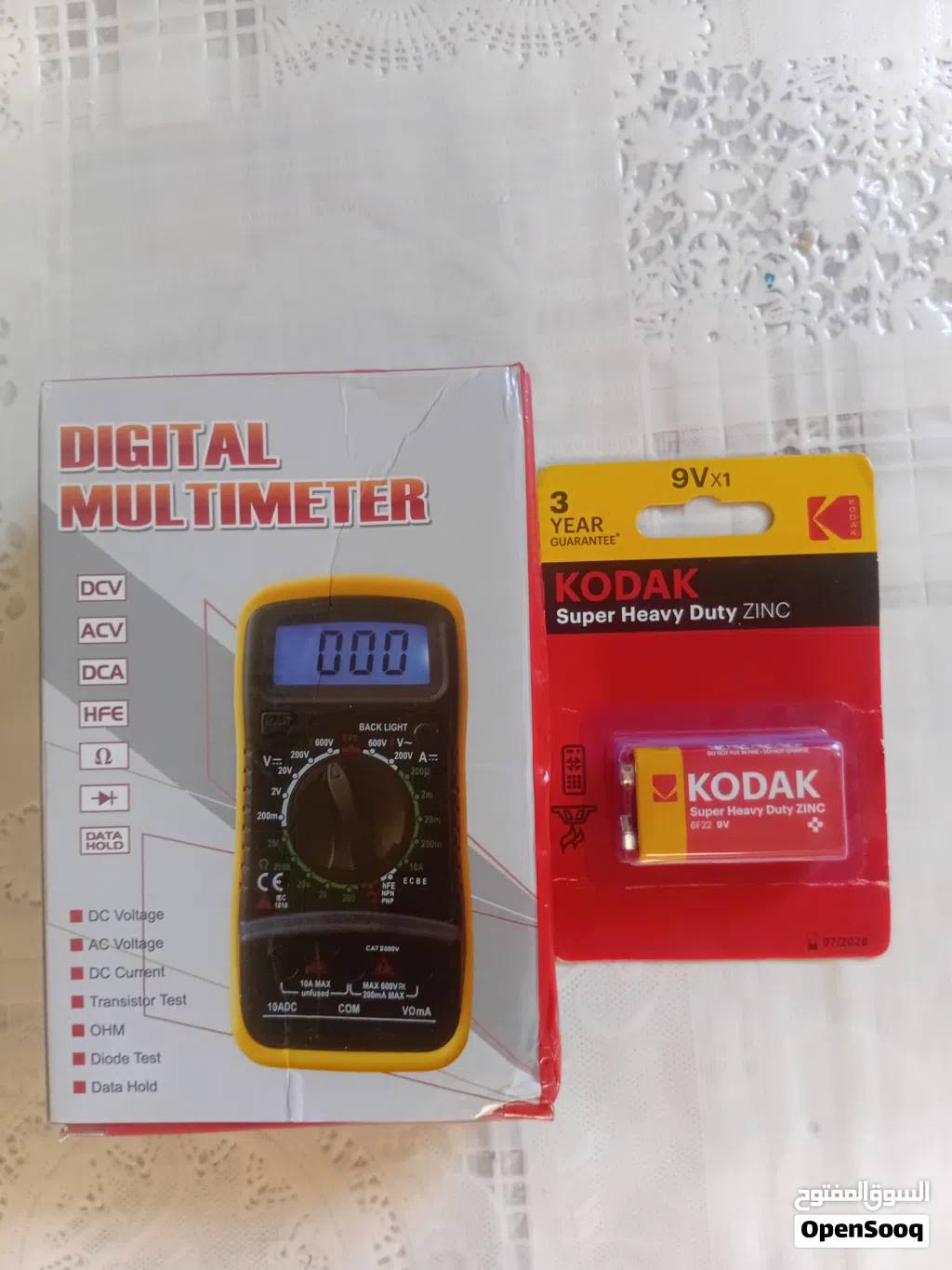 جهاز افوميتر الرقمي(Kodak Digital Multimeter) جديد وارد دبي مع البطارية موجود بالرصيفة حي القادسية