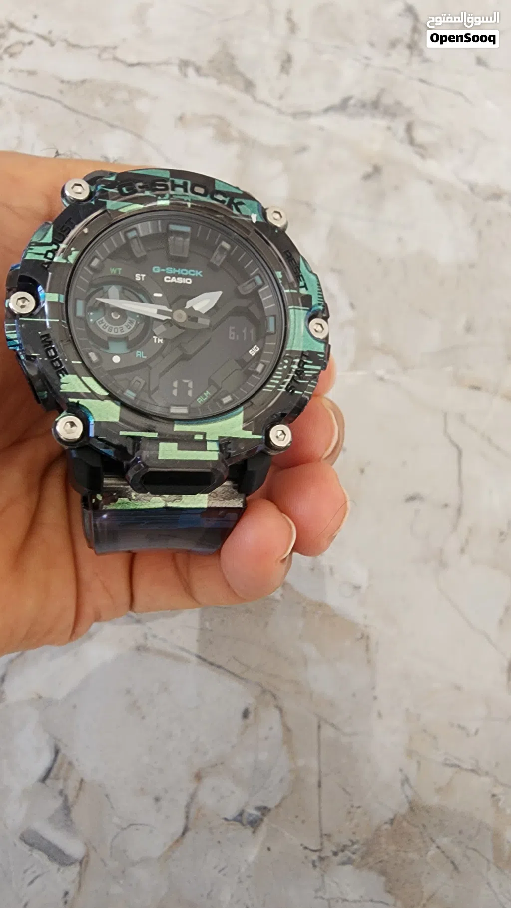 كاسيو جي شوك GA2200 بحالة ممتازة