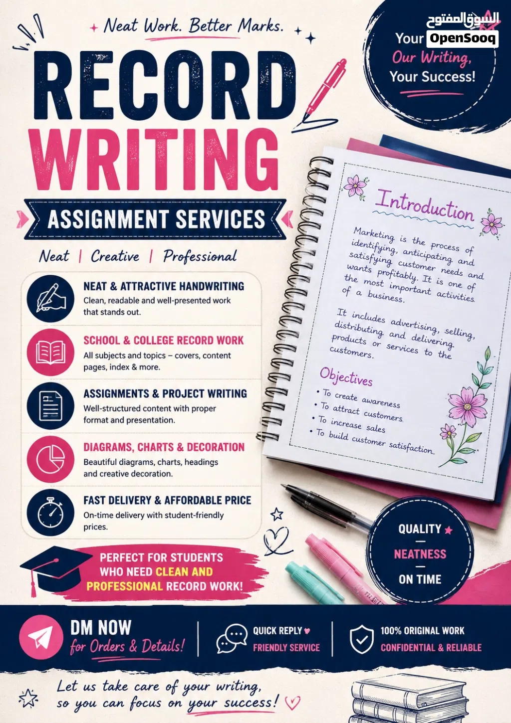 RECORD WRITING & ASSIGNMENT SERVICES