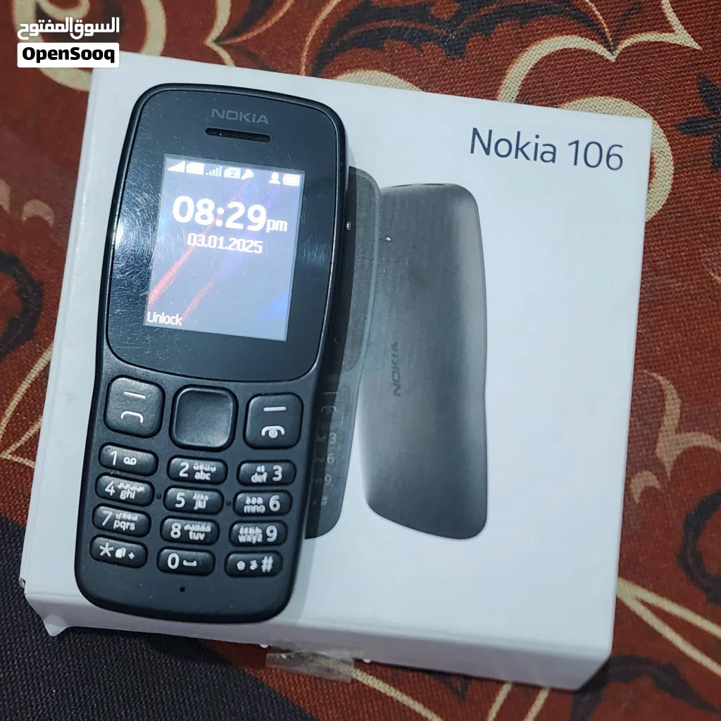 جوال نوكيا شريحتين ⁦⁦GSM⁩⁩ مستخدم نظيف جدا